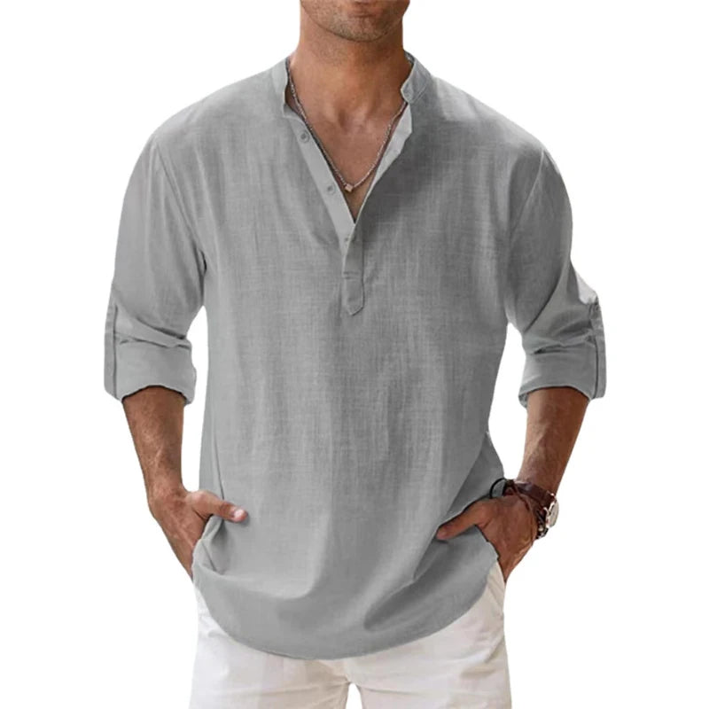 Men's Cotton Linen Shirts