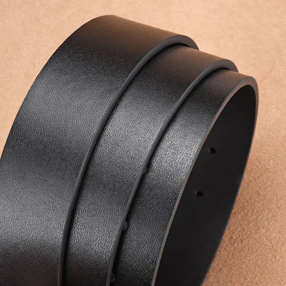 Genuine Leather For Men's High Quality Buckle