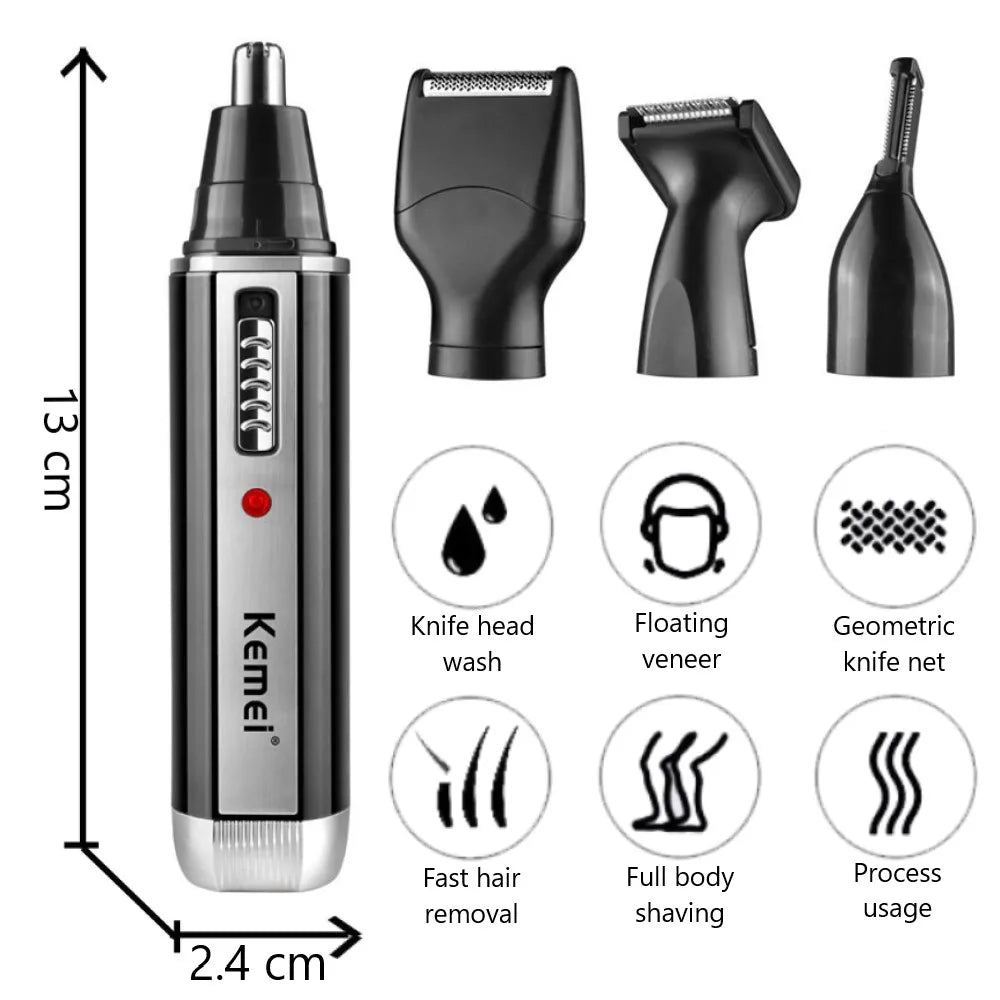 4 in 1 Rechargeable Trimmer Beard Trimmer for Men