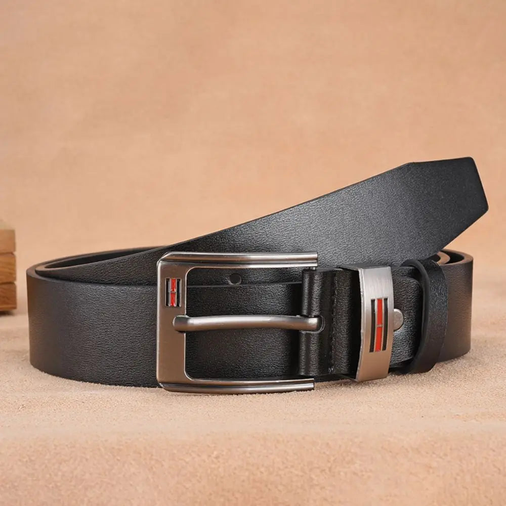 Genuine Leather For Men's High Quality Buckle
