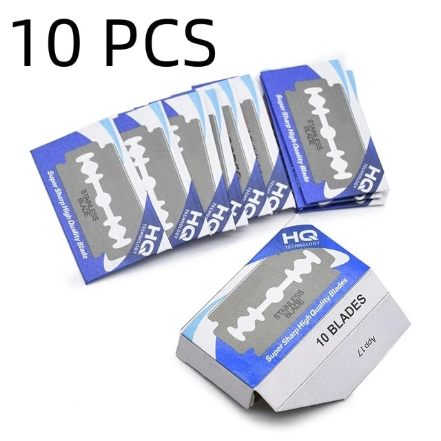 Men Shaving Razor with Blade