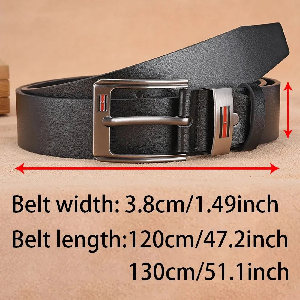 Genuine Leather For Men's High Quality Buckle