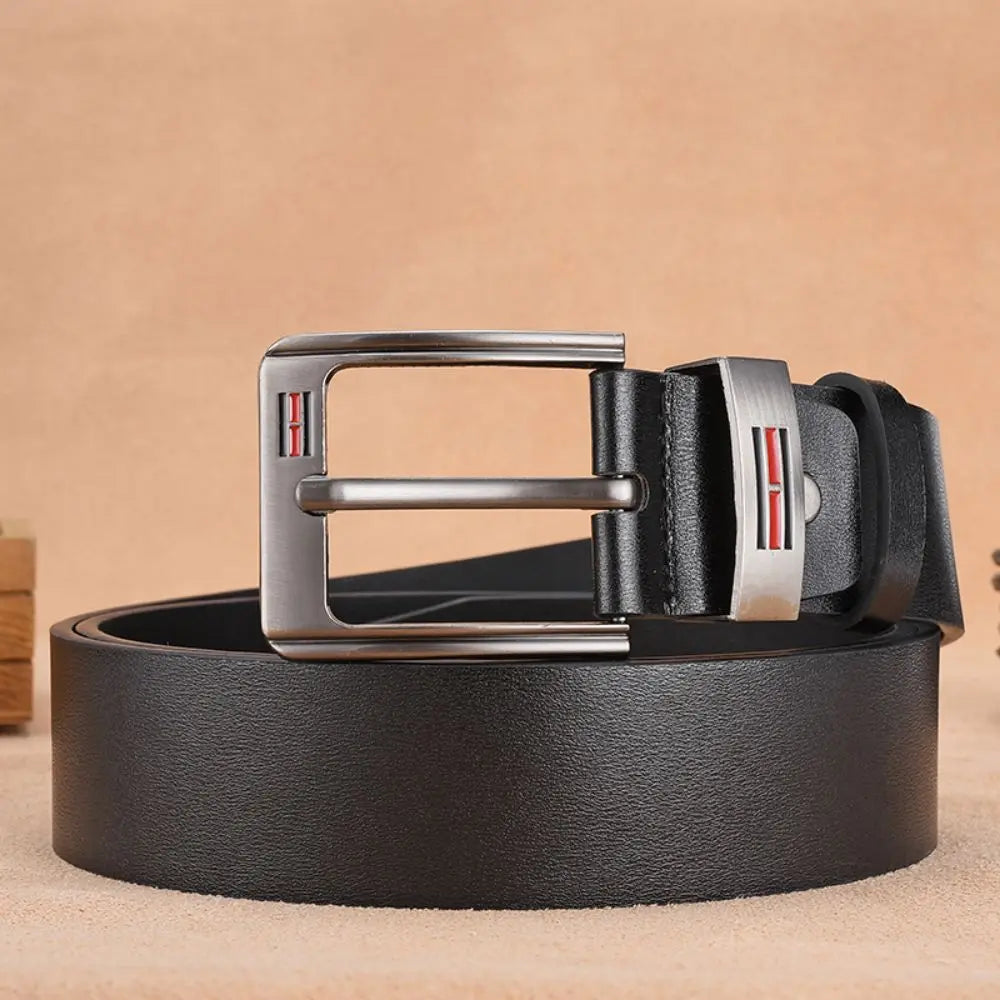 Genuine Leather For Men's High Quality Buckle