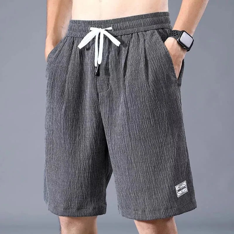 Men's Thin Sports Cropped Pants Loose