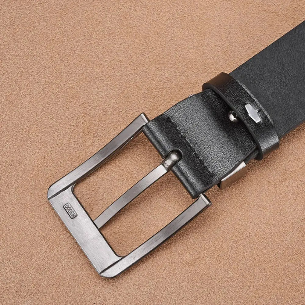 Genuine Leather For Men's High Quality Buckle