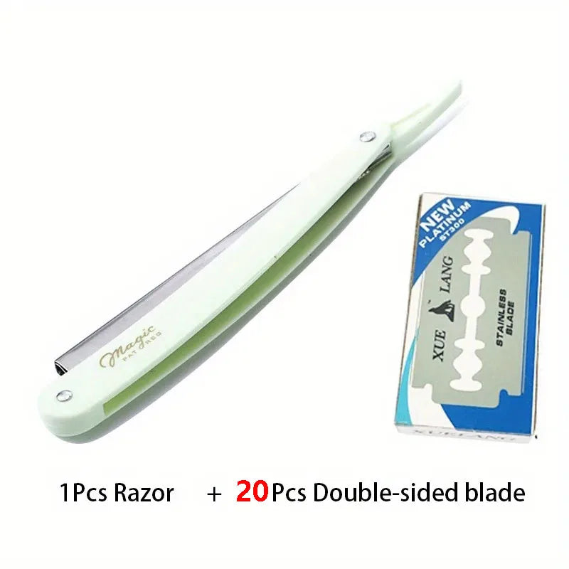 Manual Shaver Stainless Steel With 10pcs Blades