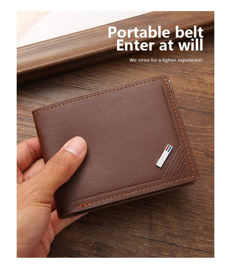 Men's Ultra-thin Short Wallet