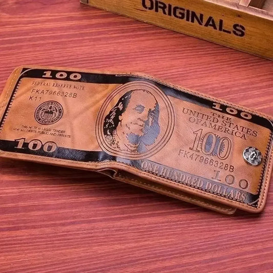 Men's Wallet 100 US Dollar Print