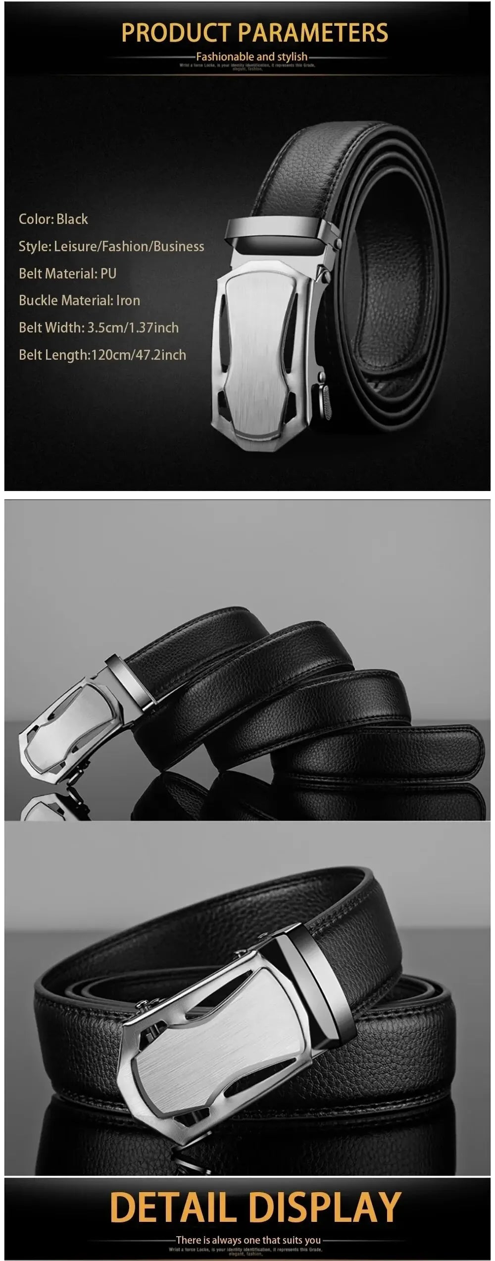 Business Men's Belt