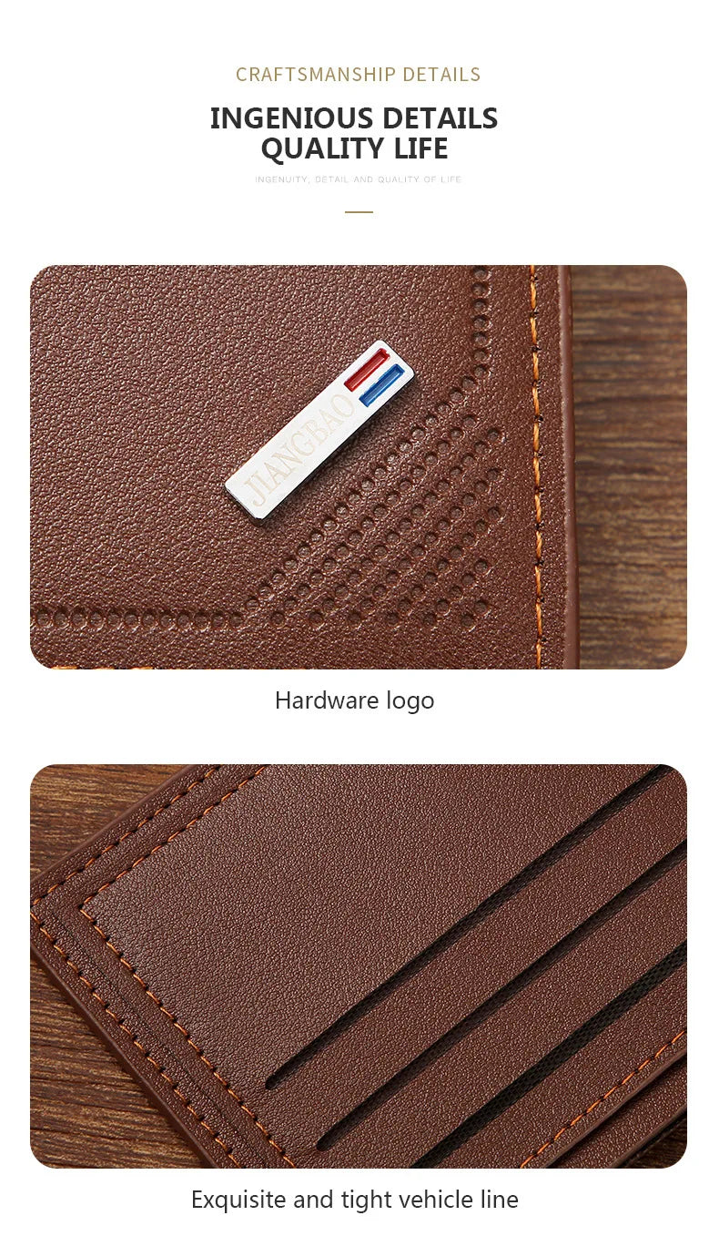 Men's Ultra-thin Short Wallet