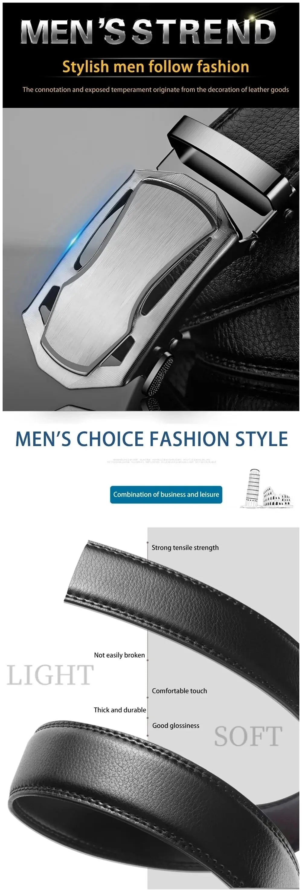 Business Men's Belt